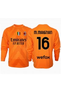 AC Milan Mike Maignan #16 Keeper Fotballdrakt Borte Klær 2024-25 Lange ermer